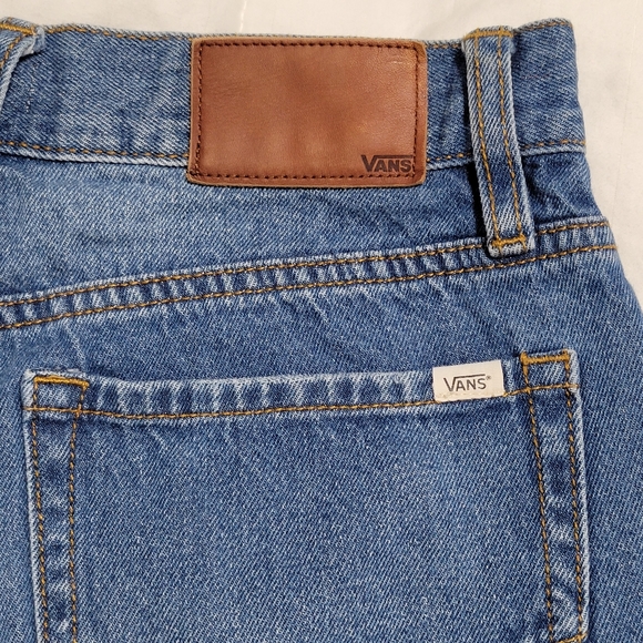 Women's VANS straight-leg blue jeans size 5/27 - Picture 5 of 10